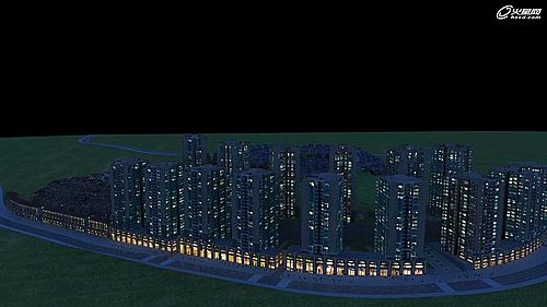 特約建筑動(dòng)畫教程:鳥瞰鏡頭的夜景制作 特約建筑動(dòng)畫教程:鳥瞰鏡頭的夜景制作