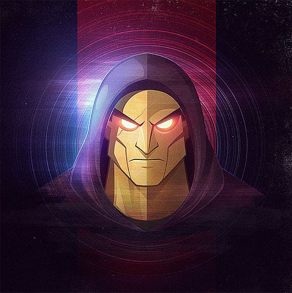 國外插畫師通過矢量圖形創造絕美抽象畫面欣賞{my:seotitle}