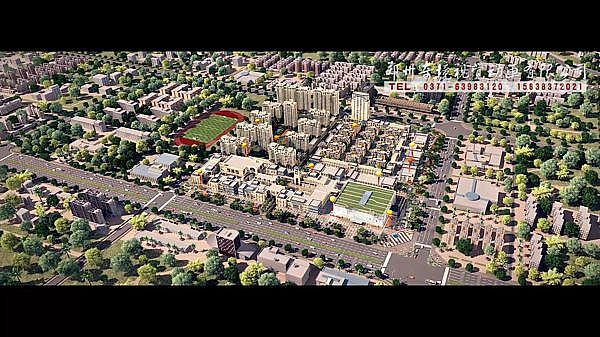 安陽香江城市廣場三維房地產動畫3D宣傳片視頻制作{my:seotitle}