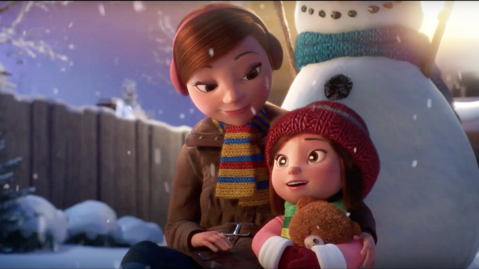 超治愈溫馨暖人動畫《莉莉與她的雪人》