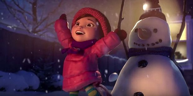 超治愈溫馨暖人動畫《莉莉與她的雪人》