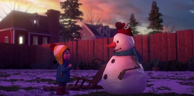 超治愈溫馨暖人動畫《莉莉與她的雪人》